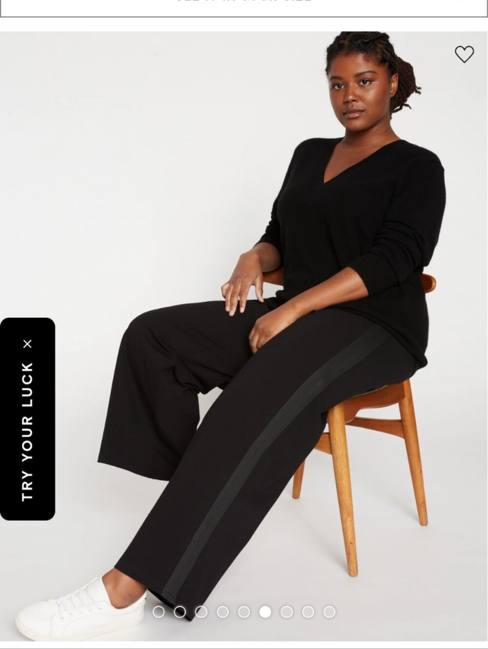 Universal Standard Stephanie Wide Leg Stripe Ponte Pant
